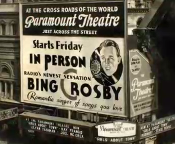 Bing at the Paramount, 1931